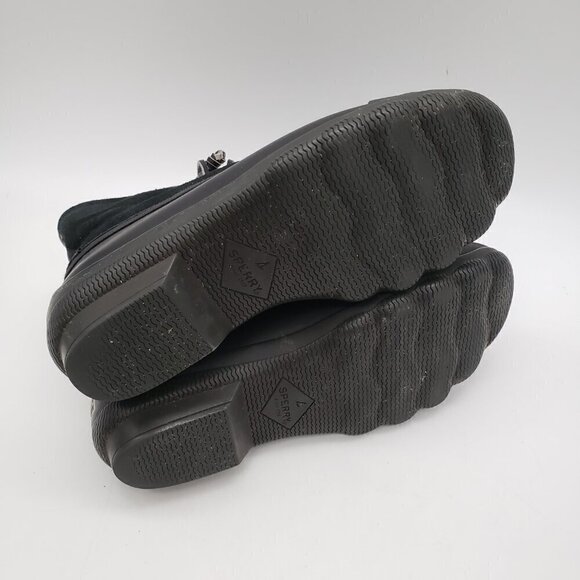 Sperry Top-Sider Women's Size 6 M Syren Gulf Duck Black Bootie STS80422 Leather - Picture 13 of 14